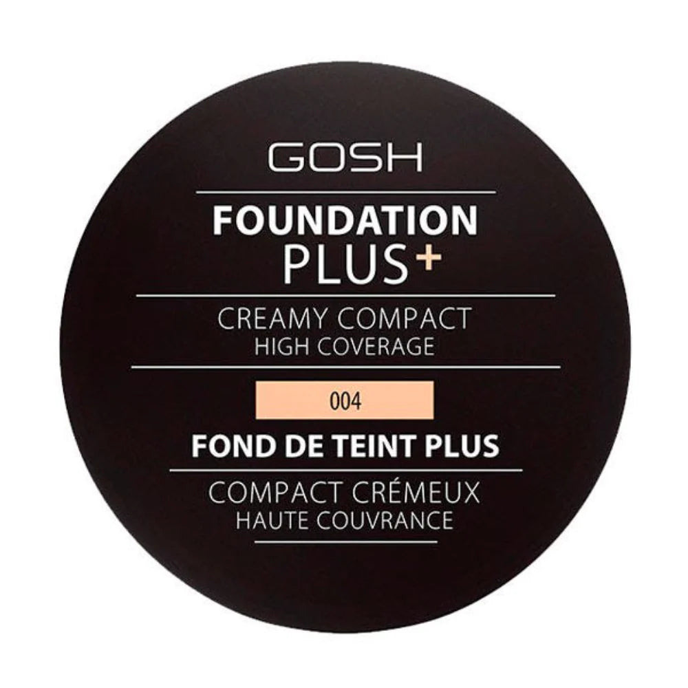 Gosh Foundation Plus + Creamy Compact High Coverage 9 g