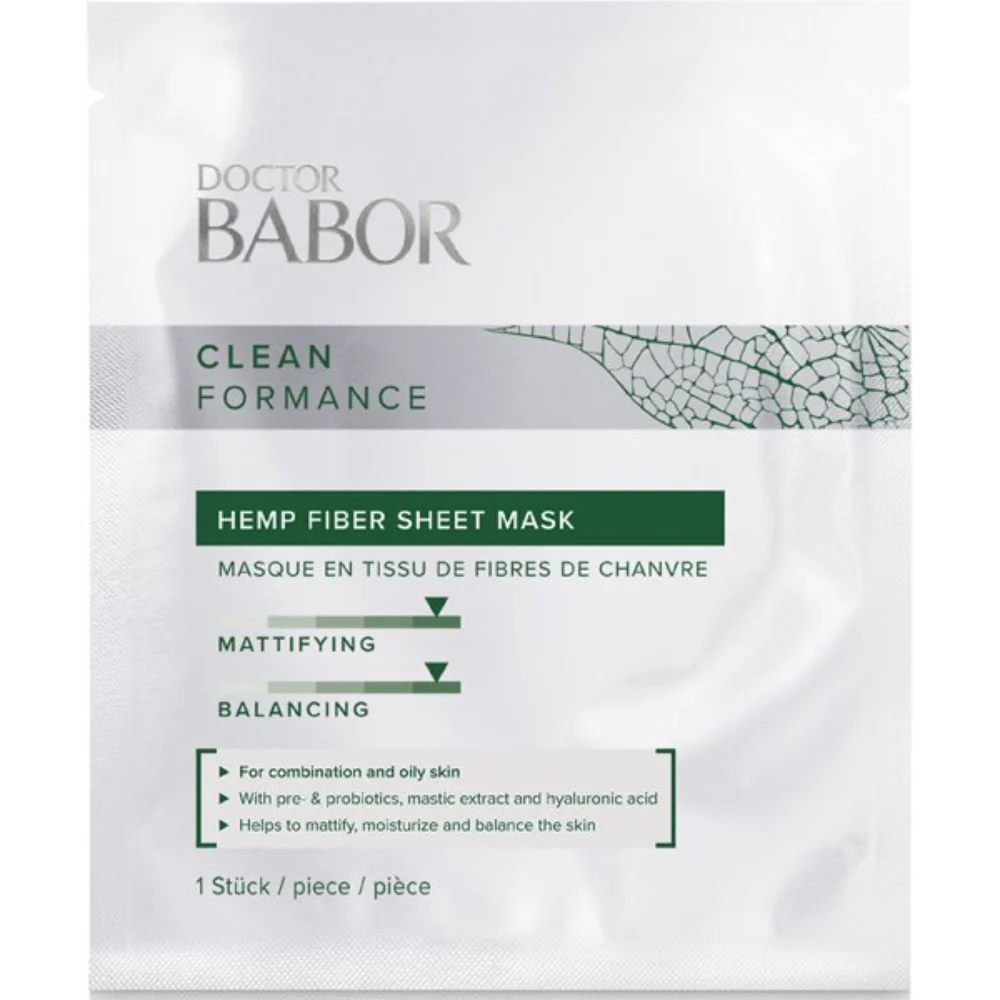 Babor Clean Formance Hemp Fiber Sheet Mask 1 piece