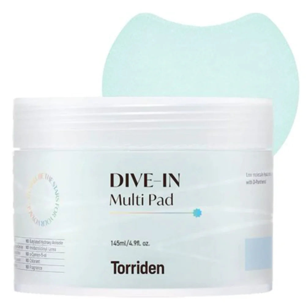 Torriden Dive In Low Molecular Hyaluronic Acid Multi Pad 160 ml