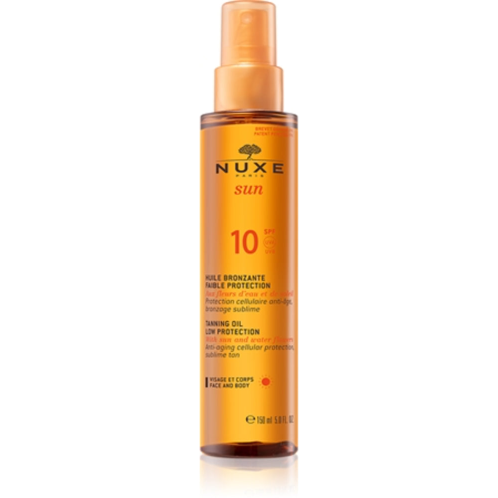 Nuxe Sun Tanning Oil for Face and Body SPF10