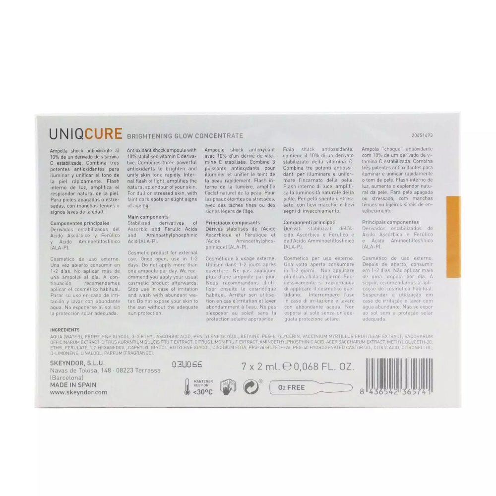 Skeyndor Uniqcure Brightening Glow Concentrate Set